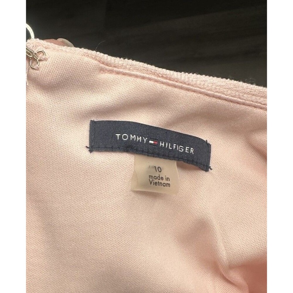 Tommy Hilfiger Dress Women Blush Pink Sleeveless Textured Sheath Bodycon NWT 10 - Picture 5 of 8